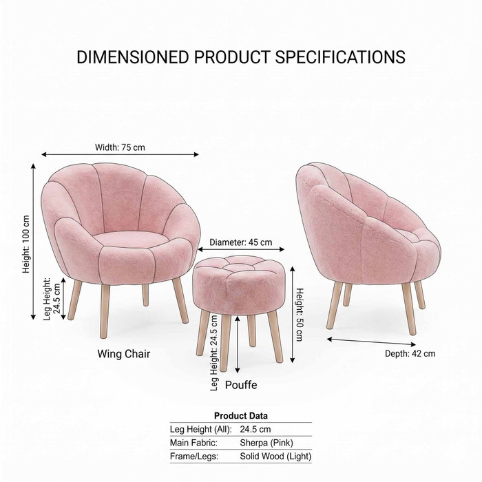 Atelier Del Sofa Lida Wellsoft - Rosa